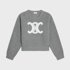 CELINE Crew Neck Sweater | Celine Crew Neck Sweater (Gray)