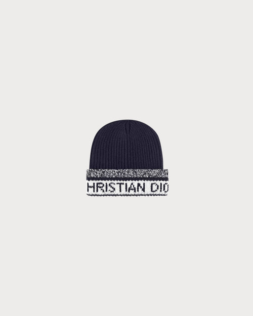 CHRISTIAN DIOR D-White Beanie | 迪奧 冷帽 (藍色)