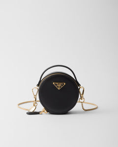 PRADA Saffiano Leather Mini-Pouch | 普拉達 迷你袋 (Black)
