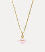 VIVIENNE WESTWOOD Petite Original Orb Pendant Necklace | Queen Mother Necklace (Pink)