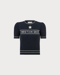 CHRISTIAN DIOR Short Sleeve Sweater | 迪奧 短身上衣 (白色)