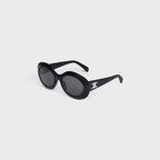 CELINE Women's Triomphe 14 Sunglasses in Acetate | CELINE Sunglasses (Black)