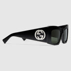 GUCCI Square Frame Sunglasses | 古馳 太陽眼鏡 (黑色)