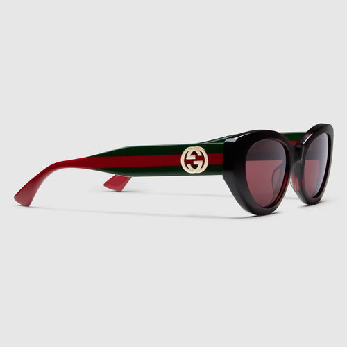 GUCCI Cat-Eye Frame Sunglasses Acetate(2 Colors)