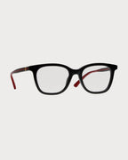 GUCCI Rectangular Optical Frame Acetate(Noir)