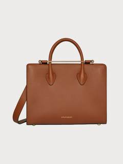 STRATHBERRY Midi Tote Bag Leather | Midi Tote Leather Tote Bag (Multi-color)