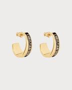 CHRISTIAN DIOR Dior Code Earrings Gold-Finish Metal | 迪奧 耳環 (多色)
