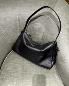 PRADA Aimée large leather shoulder bag