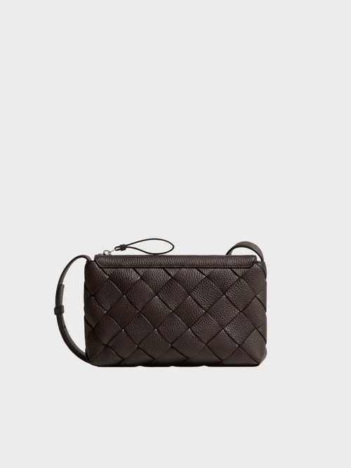BOTTEGA VENETA (M) Diago Zipped Messenger Calfskin(2 Colors)
