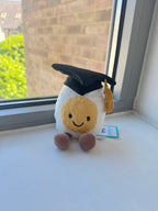 JELLYCAT Amuseables Boiled Egg Graduation | 畢業蛋 (白色)