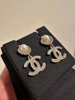 CHANEL ABF075 Stud Earrings | 香奈兒 耳環 (金色)
