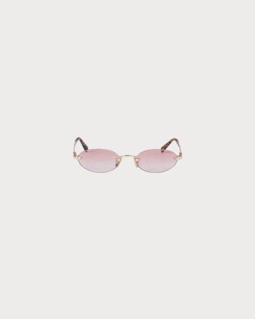 MIU MIU Logo Sunglasses | Miu Miu Sunglasses (Multi-color)