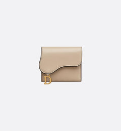 CHRISTIAN DIOR Saddle Lotus Wallet Goatskin | Dior wallet (multi-color)