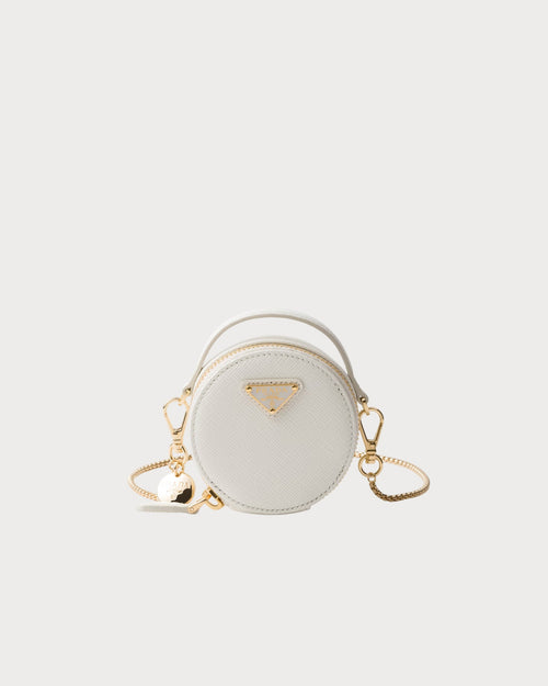 PRADA Saffiano Leather Mini-Pouch | 普拉達 迷你袋 (White)