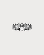 APM MONACO A23692XBR Dark Grey Up and Down Ring | 深灰色上下戒指 (深灰色) - LondonKelly 英國名牌代購