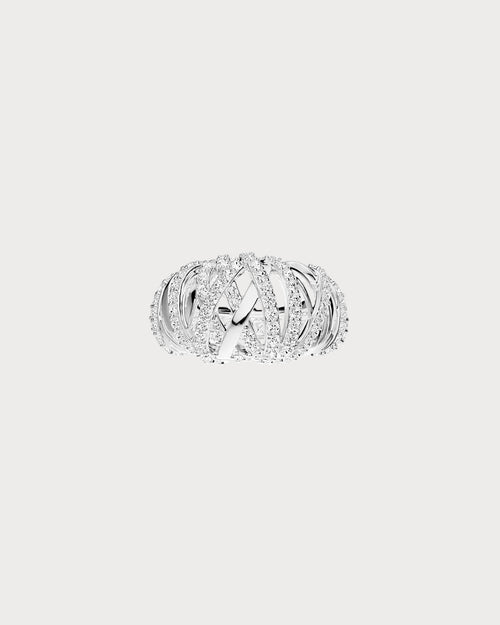 APM MONACO A23806OX Enlace Ring | 交織戒指 (銀色) - LondonKelly 英國名牌代購