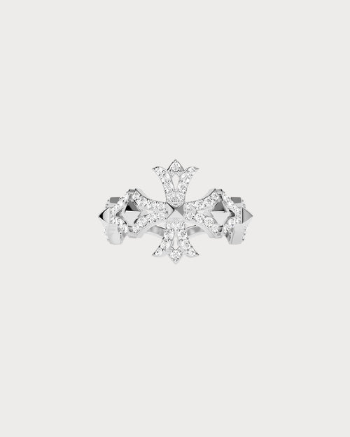 APM MONACO A23981OX Statement Cross Ring | 個性十字戒指 (銀色) - LondonKelly 英國名牌代購
