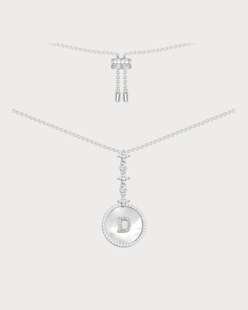 APM MONACO AC5794XNAA Alphabet Eternelle Adjustable Necklace | 可調式頸鏈 (銀色) - LondonKelly 英國名牌代購