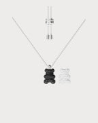 APM MONACO AC6431XZTW Baby Mood Yummy Bear Adjustable Necklace | 可調式頸鏈 (銀色) - LondonKelly 英國名牌代購