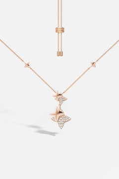 APM MONACO AC7666OX Double Meteorites Silver Adjustable Necklace | 雙重可調式頸鏈 (多色) - LondonKelly 英國名牌代購