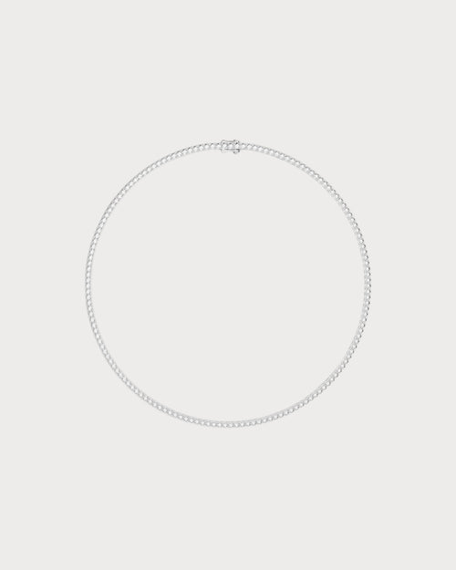 APM MONACO AC8096OX - S Pave Choker | 鋪鑽頸鍊 (銀色) - LondonKelly 英國名牌代購