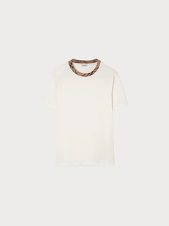 BURBERRY (M) Check Trim Cotton T-shirt(3 Colors) - LONDONKELLY 英國名牌代購