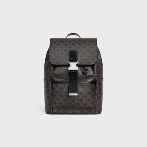 CELINE Men's Backpack In Triomphe Canvas | 賽琳 男仕背囊 (黑色) - LondonKelly 英國名牌代購
