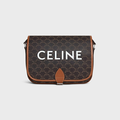 CELINE Men's Messenger Folco In Triomphe Canvas | 賽琳 男仕手袋 (啡色) - LondonKelly 英國名牌代購