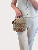 GUCCI Bamboo Backpack GG Canvas(Mini/Brown) - LONDONKELLY 英國名牌代購