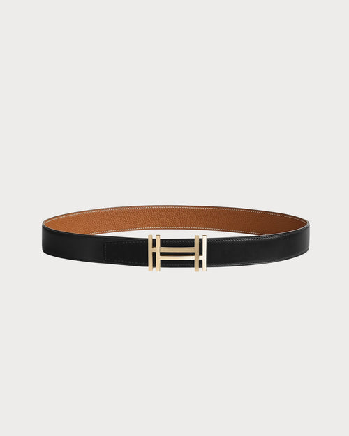 HERMES Men's H Au Carre Belt Buckle & Reversible Leather Strap | 愛馬仕 男仕雙面皮帶 (32MM/ 多色)