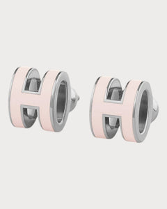 HERMES Silver Mini Pop H Earrings | 愛馬仕 耳環 (迷你/多色) - LONDONKELLY 英國名牌代購