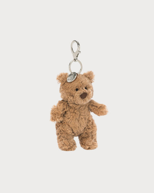 JELLYCAT Bartholomew Bear Bag Charm | 巴塞洛繆熊手袋吊飾 (啡色) - LondonKelly 英國名牌代購