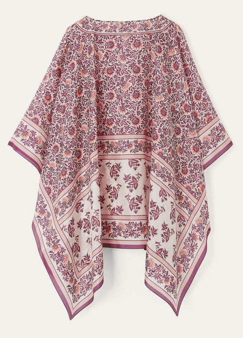 LORO PIANA Daniela Poncho | 流蘇斗篷披肩 (粉色) - LondonKelly 英國名牌代購