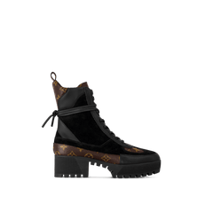 LOUIS VUITTON 1A4XY1 Women's Laureate Desert Boot | 路易威登 短靴 (啡黑色) - LondonKelly 英國名牌代購