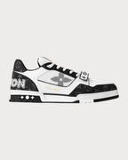 LOUIS VUITTON 1ABODA Men's LV Trainers Black | 路易威登 男仕波鞋 (黑白色) - LONDONKELLY 英國名牌代購