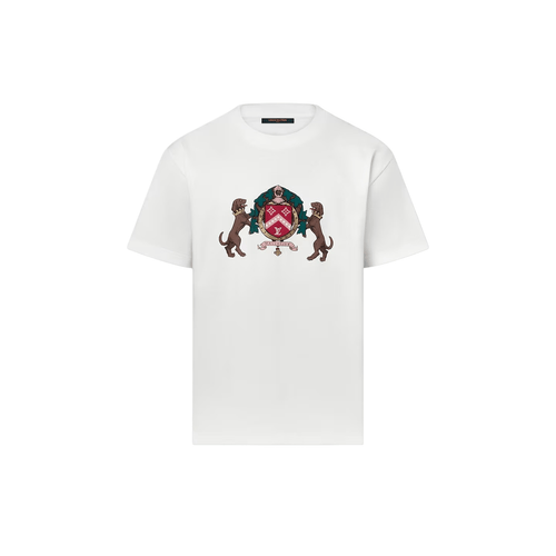 LOUIS VUITTON 1AGJZO Embellished Cotton T-Shirt | 路易威登 短袖上衣 (白色) - LondonKelly 英國名牌代購