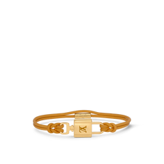 LOUIS VUITTON M8139E LV Padlock Bracelet | 路易威登 手帶 (Ocre)