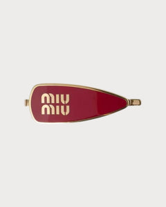 MIU MIU Enameled Metal Hair Clip | 繆繆 髮夾 (多色) - LONDONKELLY 英國名牌代購