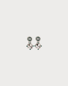 MIU MIU Metal Earrings with Crystals | 繆繆 耳環 (多色) - LondonKelly 英國名牌代購