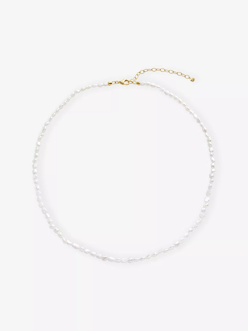MONICA VINADER Capri Keshi Pearl Gold Vermeil Necklace | 珍珠頸鏈 (金色) - LondonKelly 英國名牌代購