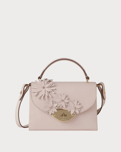 MULBERRY Small Lana Top Handle | 瑪百莉 小款 Lana 手提包(花卉粉) - LondonKelly 英國名牌代購