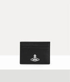 VIVIENNE WESTWOOD Flat Card Holder | 西太后 粒面牛皮卡片 (黑色) - LondonKelly 英國名牌代購