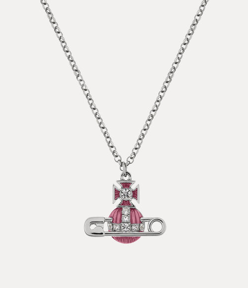 VIVIENNE WESTWOOD Kitty Pendant Necklace | 西太后 頸鏈 (粉紅色) - LondonKelly 英國名牌代購