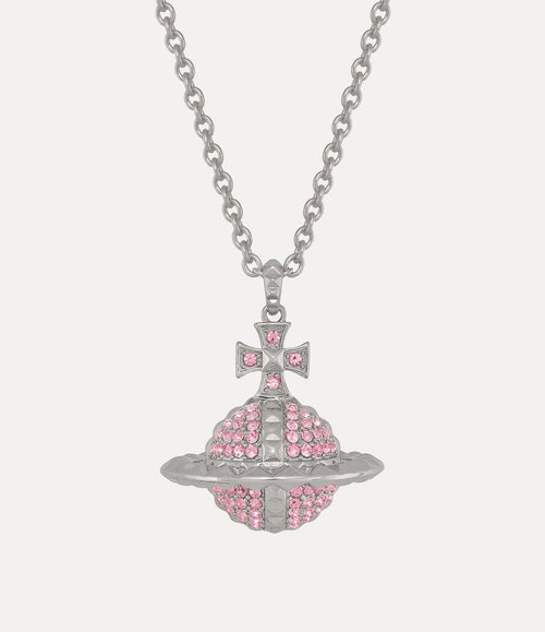 VIVIENNE WESTWOOD Mayfair Large Orb Pendant Necklace | 西太后 頸鏈 (粉紅色) - LondonKelly 英國名牌代購