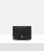 VIVIENNE WESTWOOD Men's Orb Grained Leather Card Holder | 西太后 男仕卡套 (黑色) - LondonKelly 英國名牌代購