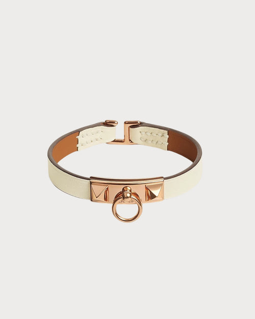 HERMES Rivale Mini Bracelet | 愛馬仕 手帶 (迷你/Vert/玫瑰金)