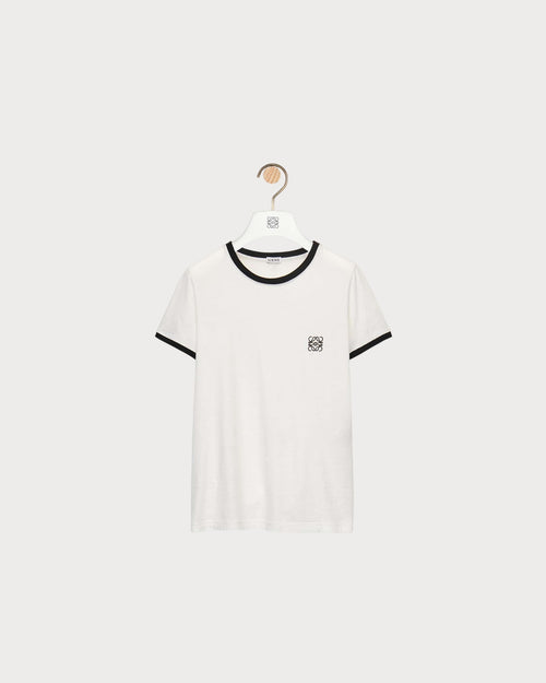 LOEWE Women's Anagram Cotton T-Shirt | 羅意威 女裝T恤 (白色)