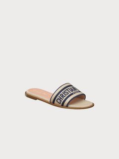 CHRISTIAN DIOR Dway Slide Natural Raffia(2 Colors)