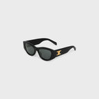 CELINE Women's Triomphe 15 Sunglasses in Acetate | Celine Sunglasses (Multicolor)