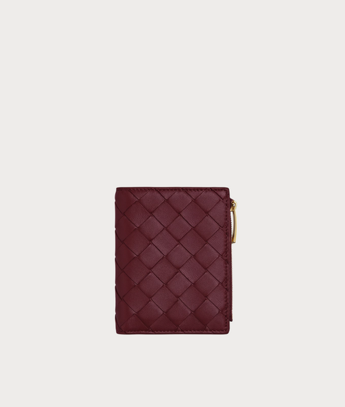 BOTTEGA VENETA Intrecciato Small Bi-Fold Wallet(Many Colors)